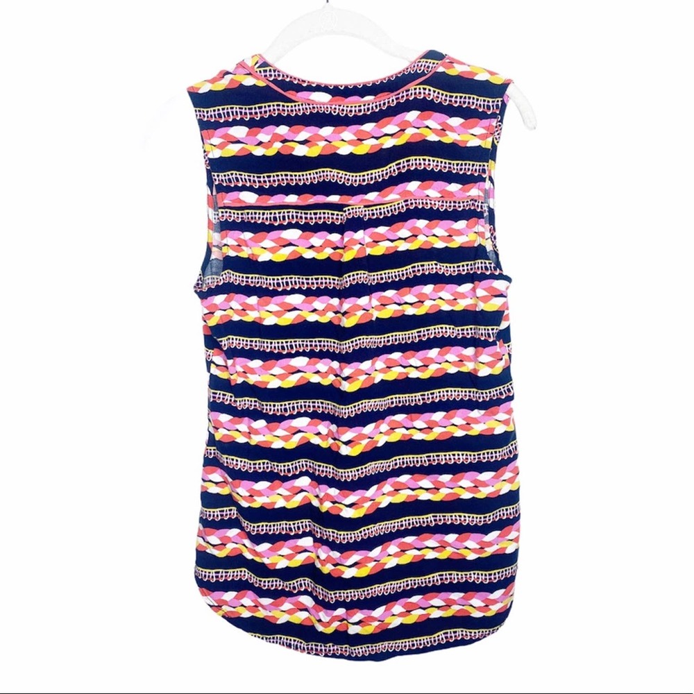MODCLOTH Braided Rope Nautical Rayon Tank Top S - Picture 2 of 5